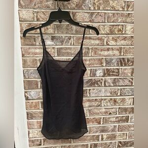 Jones New York Black Sheer Cami Top